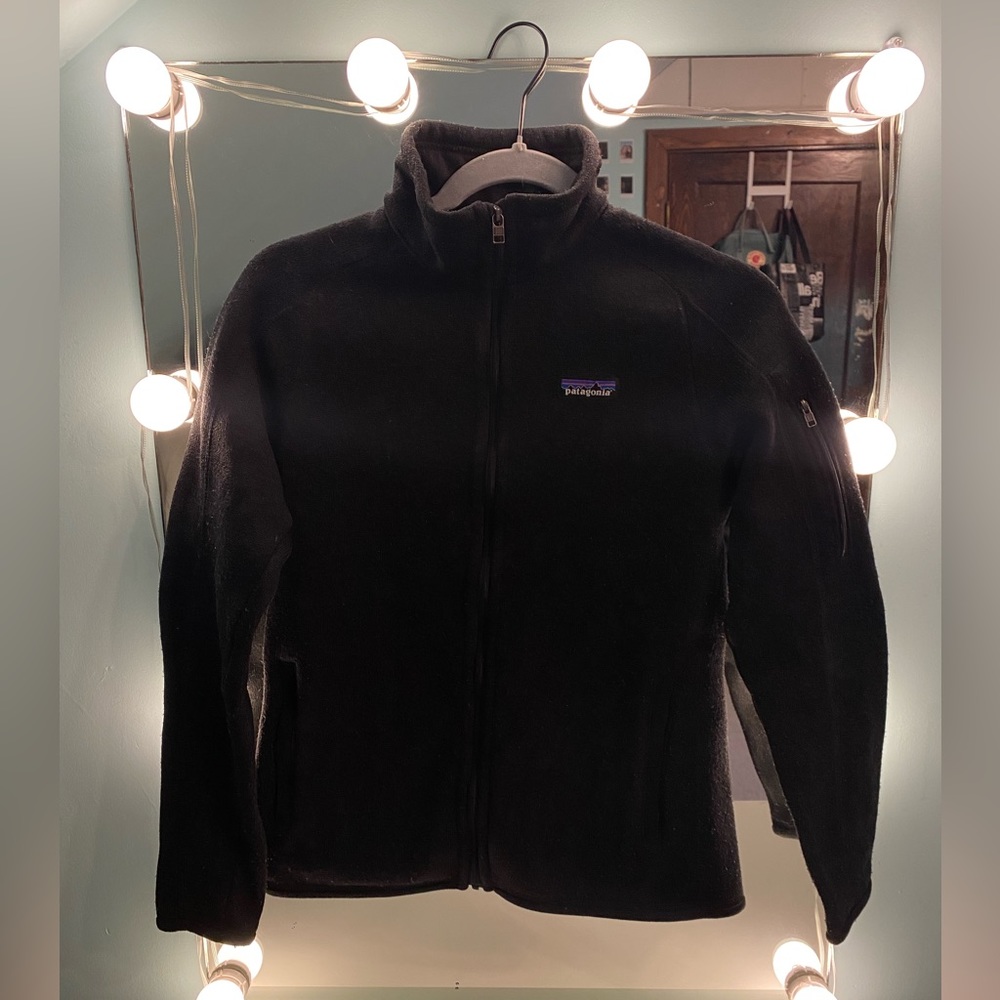 Black zip-up Patagonia Jacket